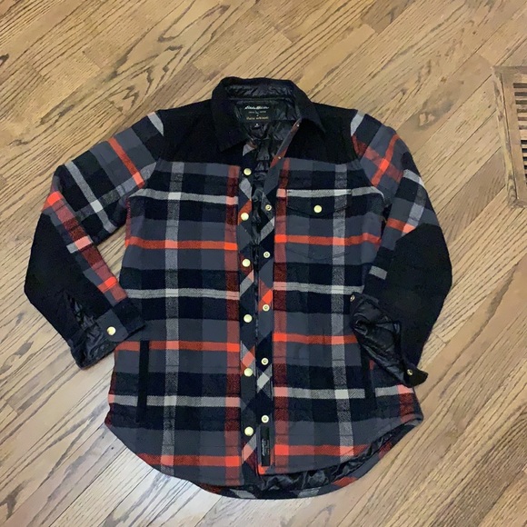 Eddie Bauer Flannel Coat Size Medium - Picture 7 of 7